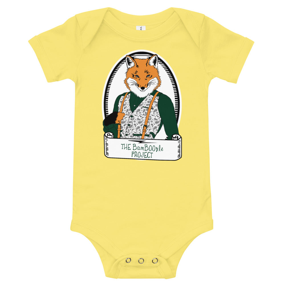 Gentleman Fox Baby short sleeve one piece