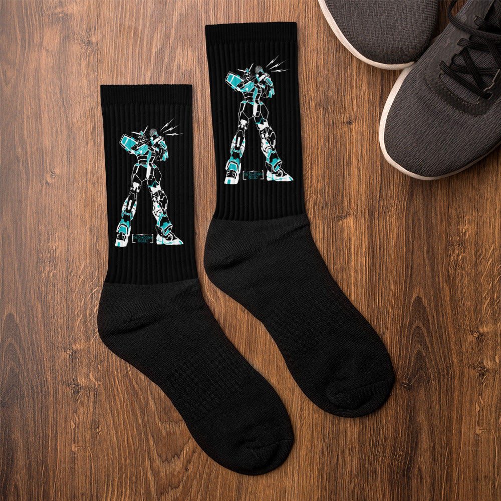 Robot Karaoke Socks