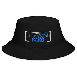 BamBoozle Project Blue Text Bucket Hat