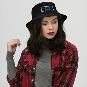BamBoozle Project Blue Text Bucket Hat