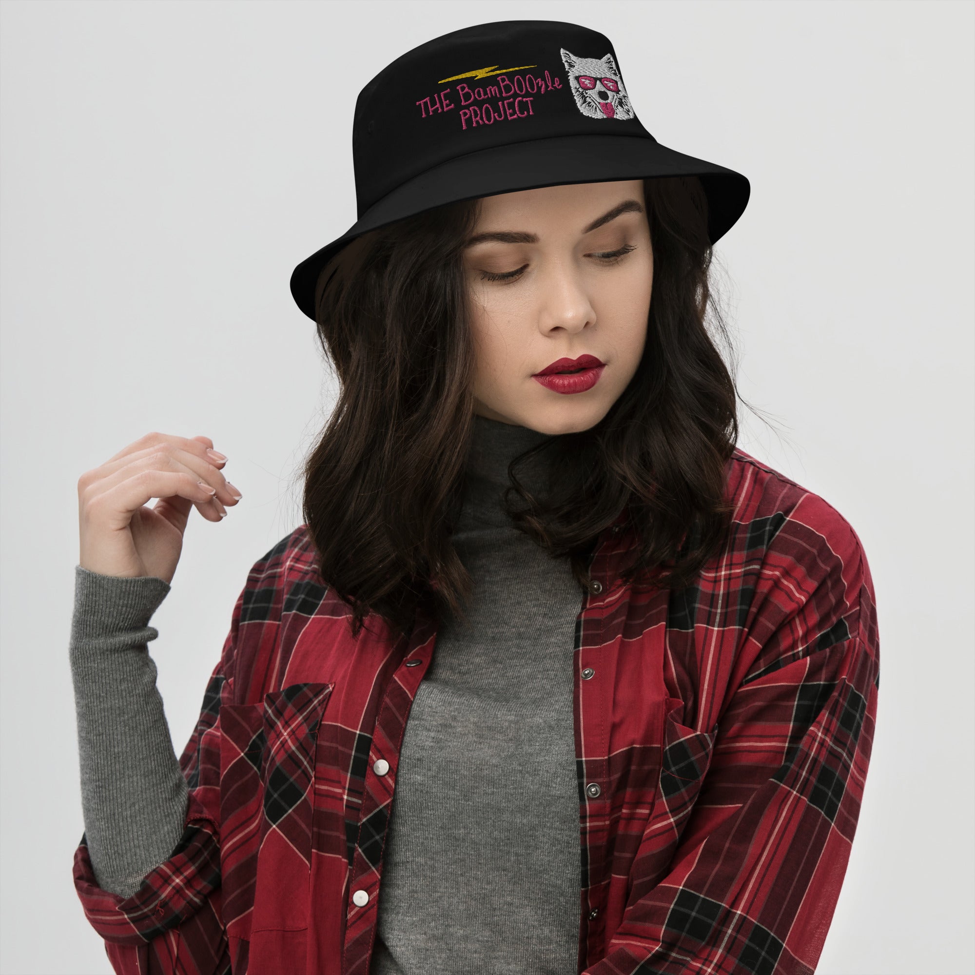 BamBoozle Bear Pink Bucket Hat