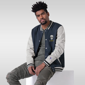 Skull Crusher Embroidered Champion Bomber Jacket