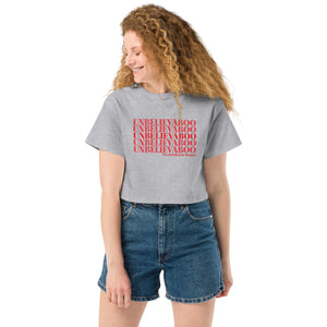 Unbelievaboo Champion crop top