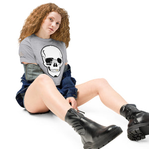 Lightning Skull Crusher Champion Crop Top