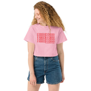 Unbelievaboo Champion crop top
