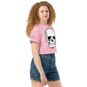 Lightning Skull Crusher Champion Crop Top