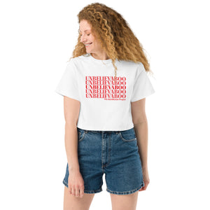 Unbelievaboo Champion crop top