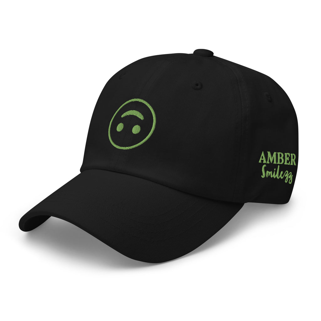 Amber Smilezz Green Logo Hat