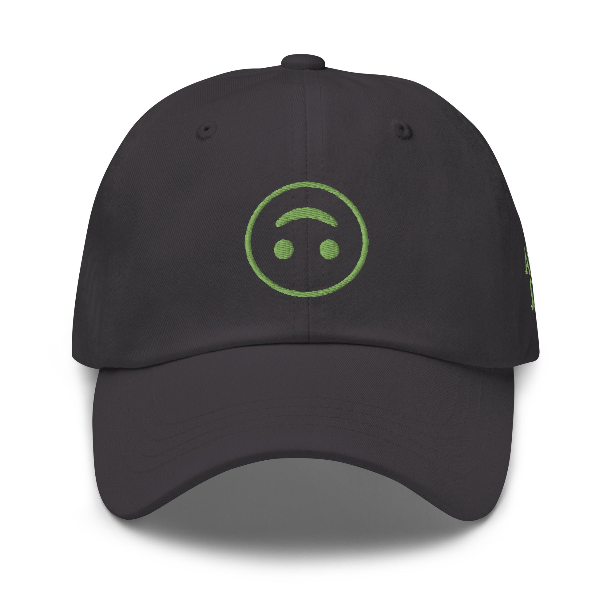 Amber Smilezz Green Logo Hat