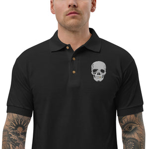 Skull Crusher Embroidered Polo Shirt