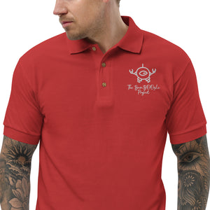 Mini Bot Embroidered Polo Shirt