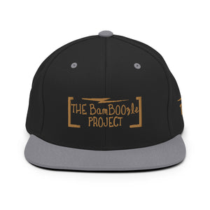 Black & Gold Snapback Hat