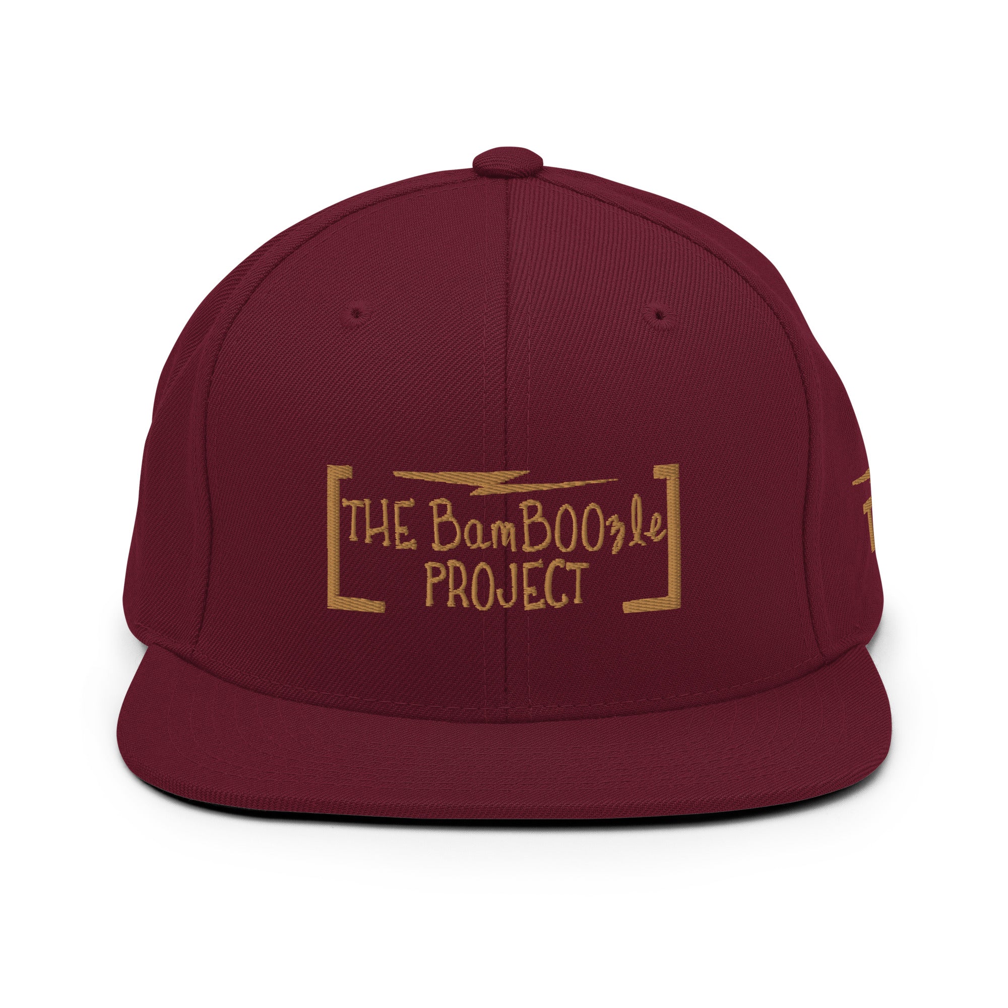 Black & Gold Snapback Hat