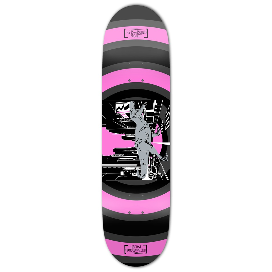 T-Rex in Times Square Deck - Size: 8.5 x 32 Inches