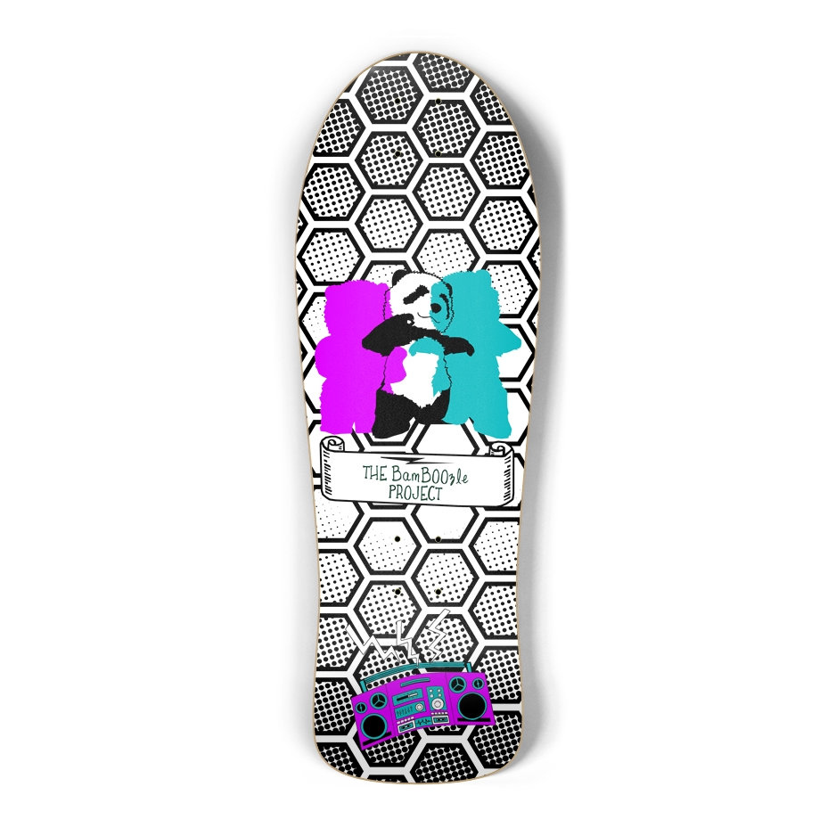 Bad Panda Old Skool Deck - Size: 10.25 x 30 Inches