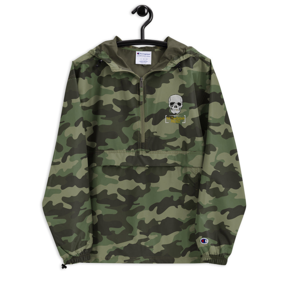 Skull Crusher Embroidered Champion Packable Jacket