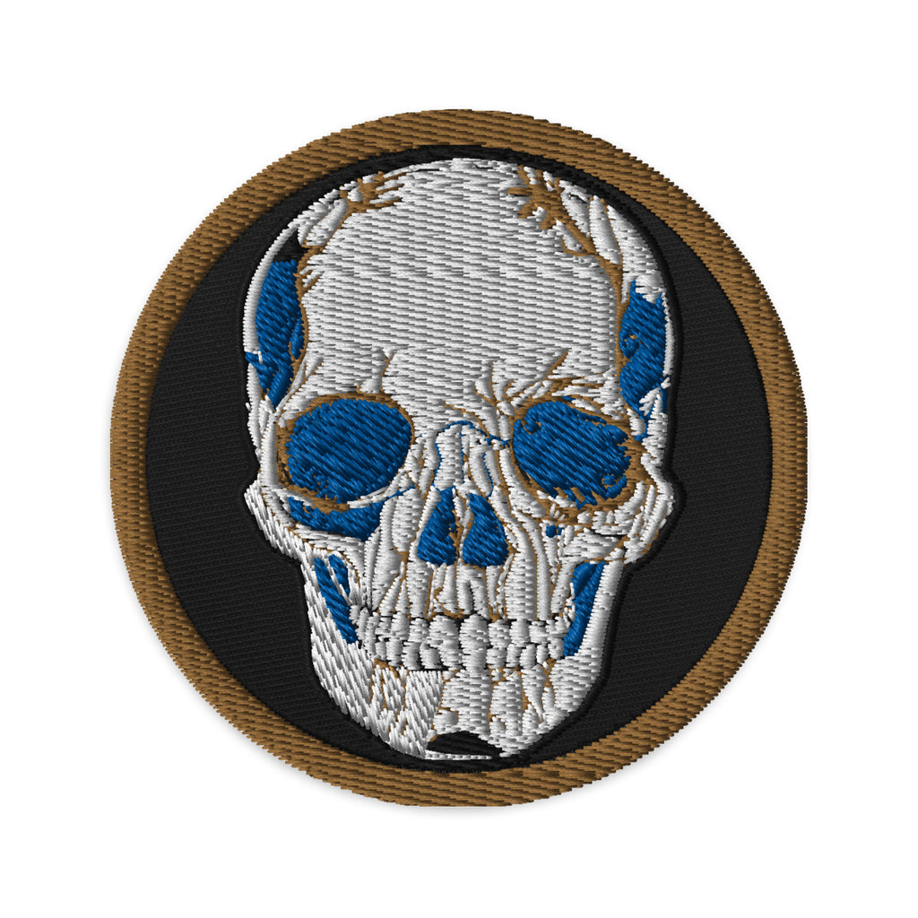 Electric Sugar Skull Embroidered patches