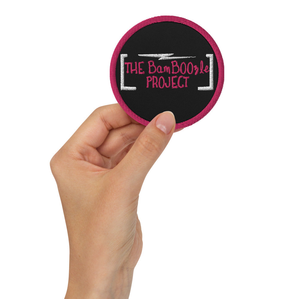 BamBOOzle Project Pink Embroidered patch