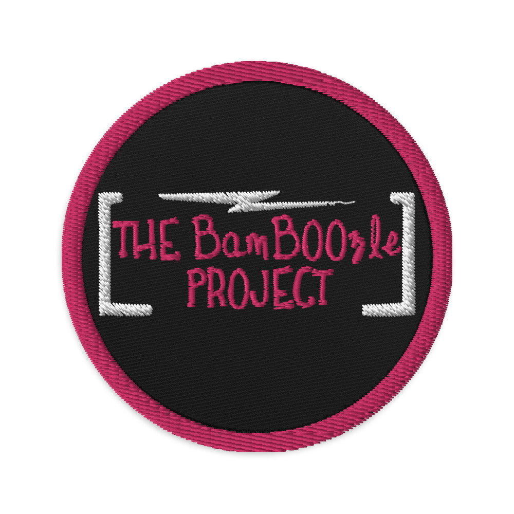 BamBOOzle Project Pink Embroidered patch