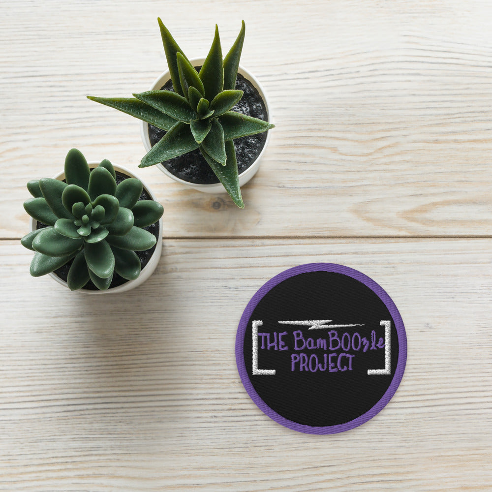 BamBOOzle Project Purple Embroidered patch