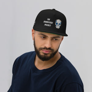 Electric Sugar Skull Flat Bill Cap
