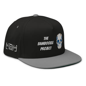 Electric Sugar Skull Flat Bill Cap