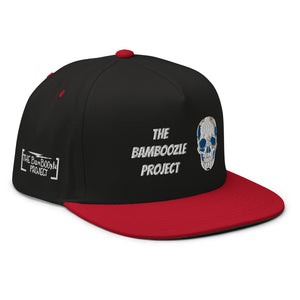Electric Sugar Skull Flat Bill Cap