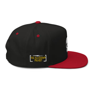 Skull Crusher Embroidered Flat Bill Cap