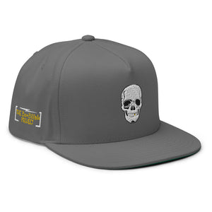 Skull Crusher Embroidered Flat Bill Cap