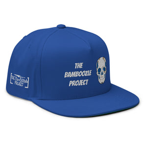 Electric Sugar Skull Flat Bill Cap