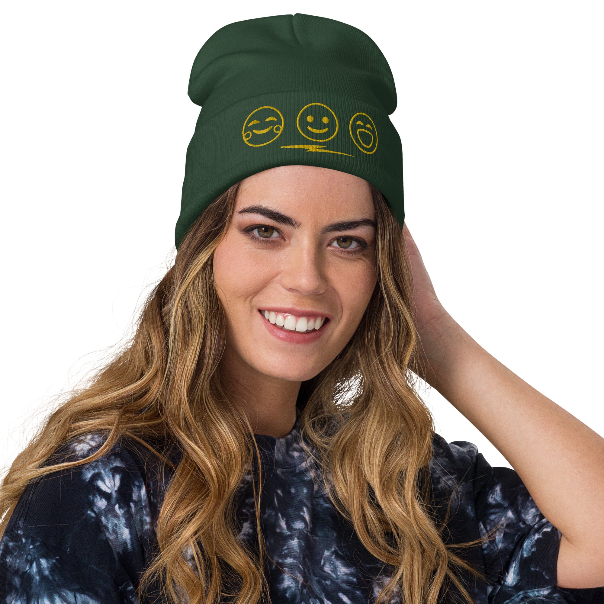 Amber Smilezz Embroidered Beanie