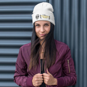 Skull Crusher Embroidered Beanie