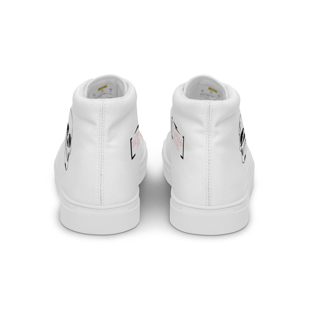 Men’s Skull Crusher high top canvas shoes