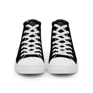 Men’s Gold Tooth Reaper high top canvas shoes