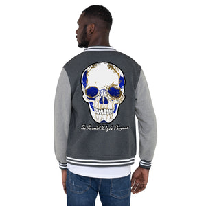 Electric Sugar Skull Men's Letterman Jacket
