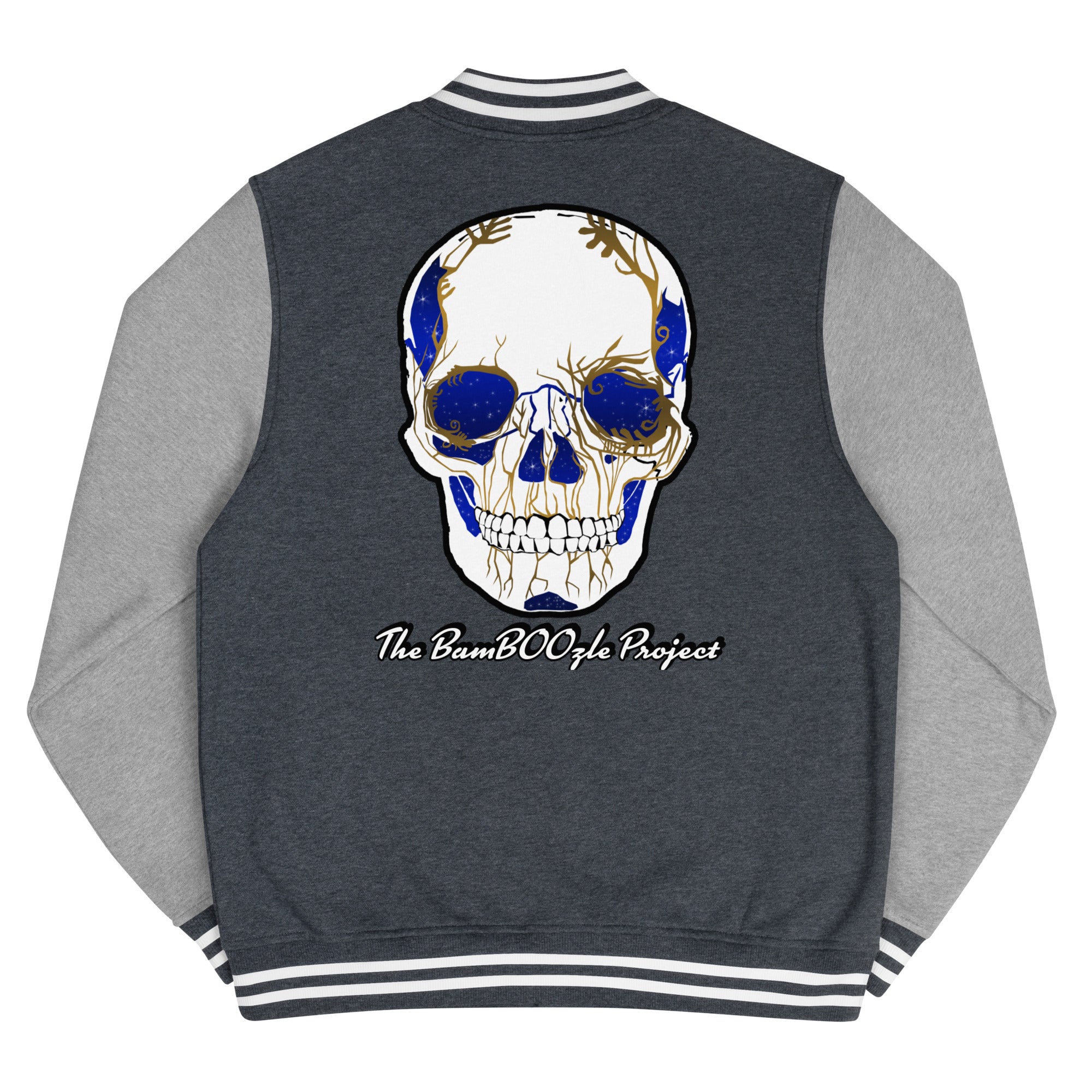 Electric Sugar Skull Men's Letterman Jacket