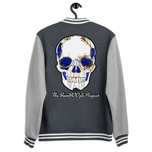 Electric Sugar Skull Men's Letterman Jacket