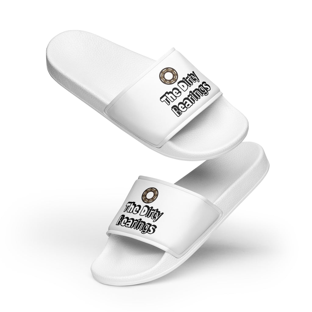 The Dirty Bearings White Men’s slides