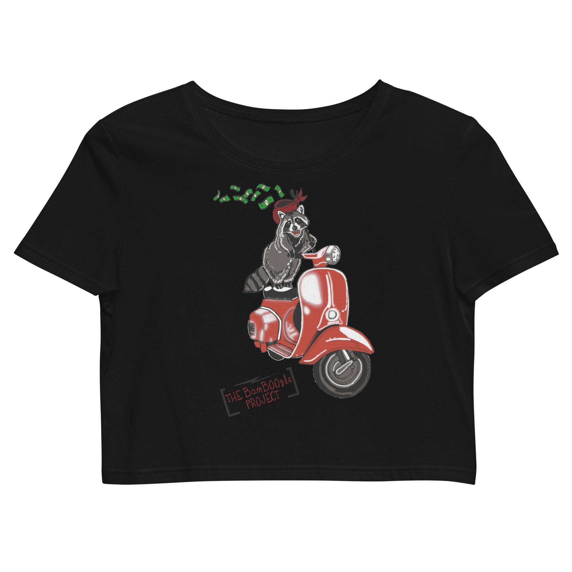 Scoot The Loot Organic Crop Top