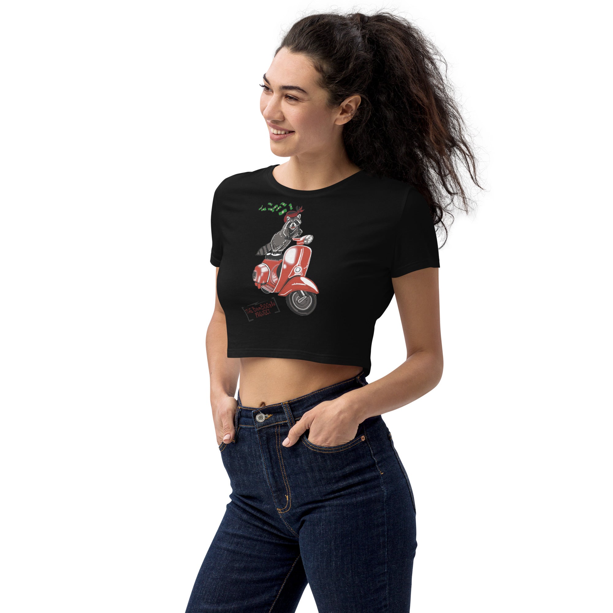Scoot The Loot Organic Crop Top