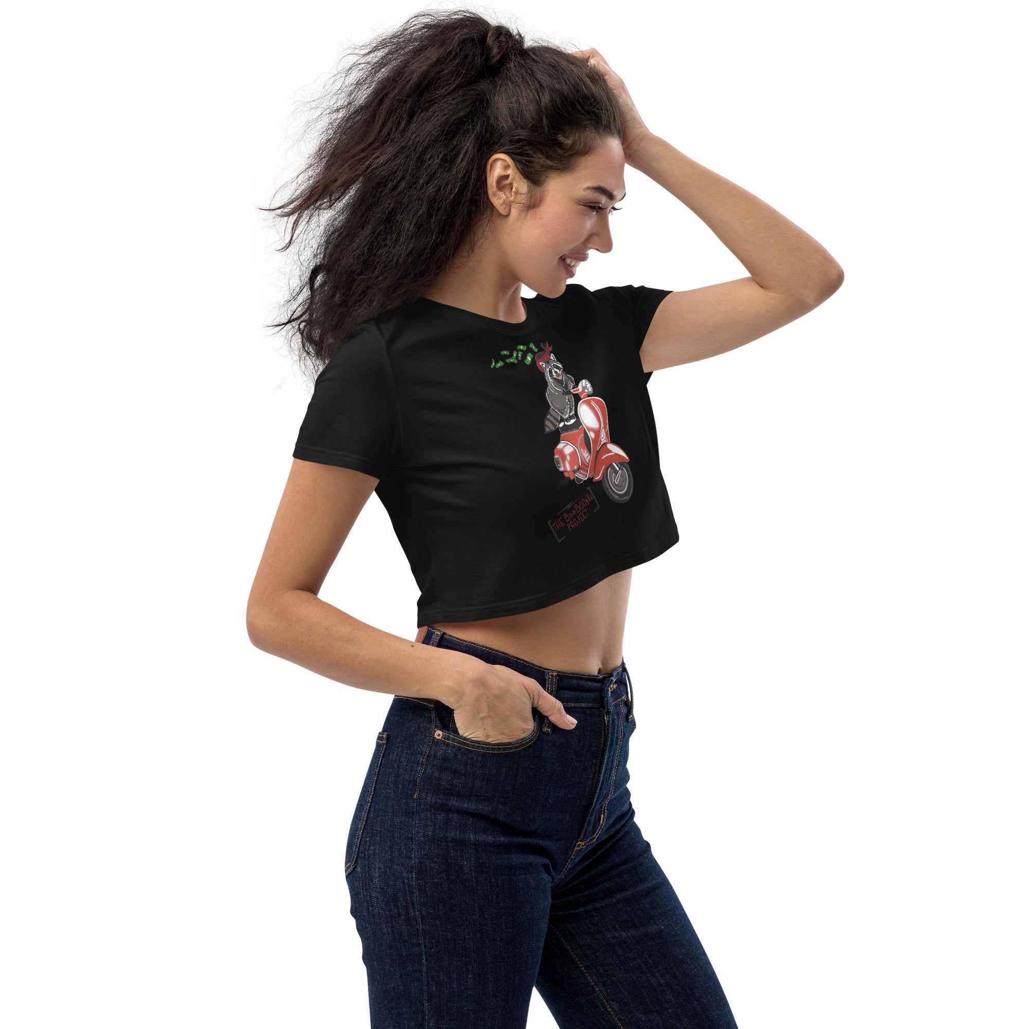 Scoot The Loot Organic Crop Top