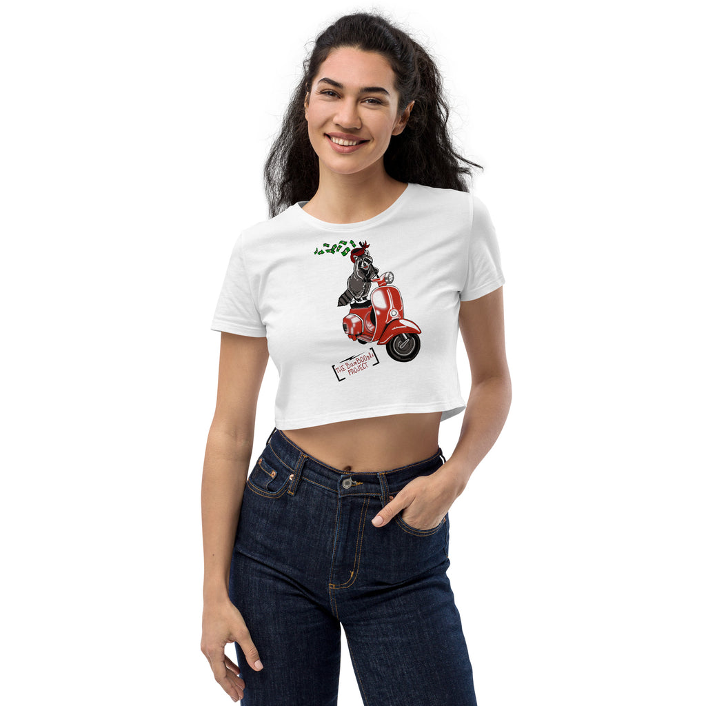 Scoot The Loot Organic Crop Top