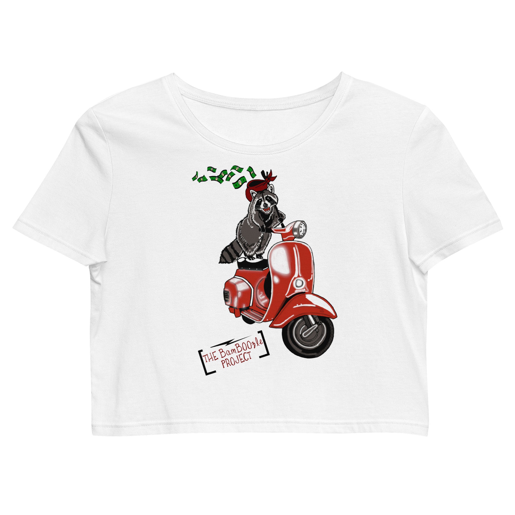 Scoot The Loot Organic Crop Top
