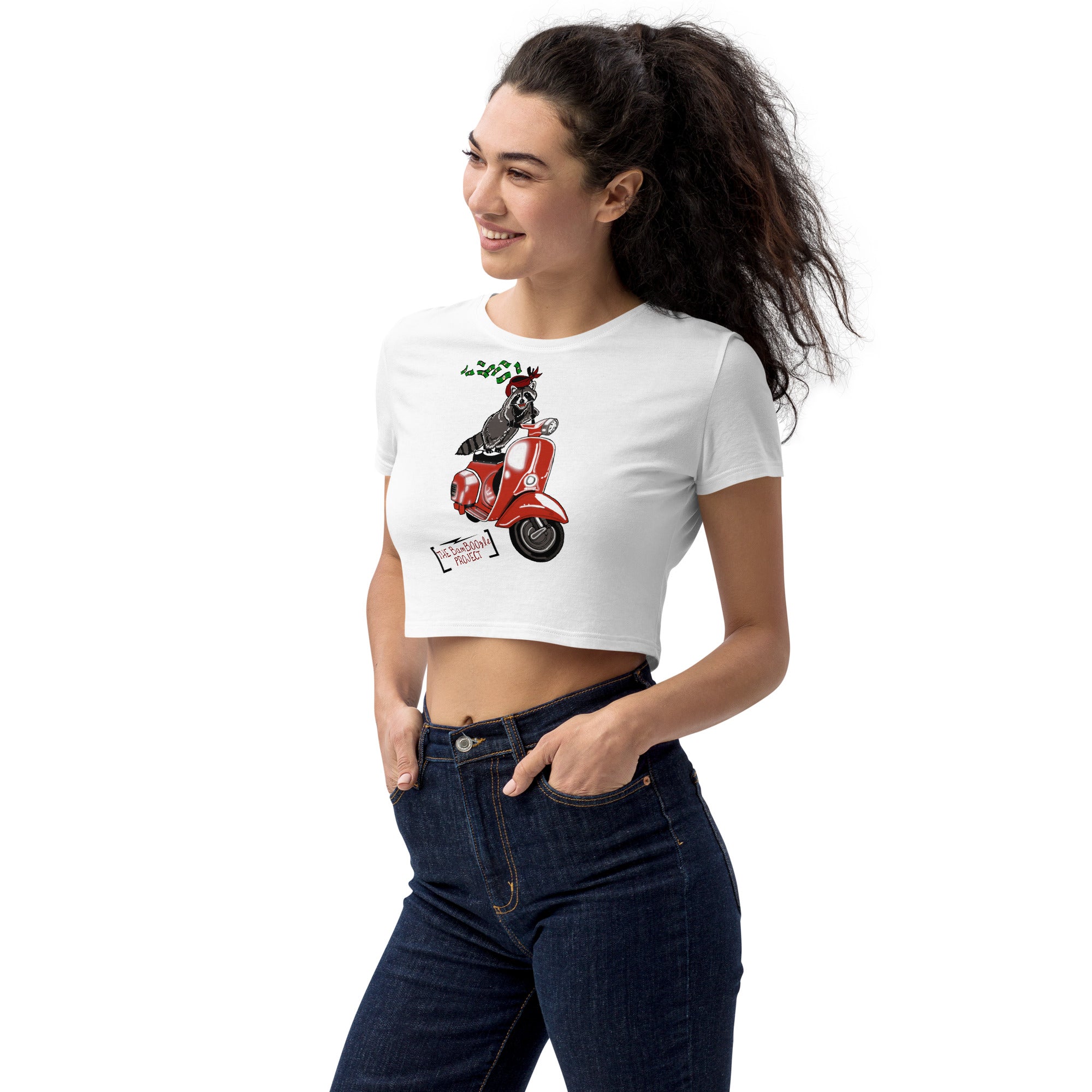 Scoot The Loot Organic Crop Top