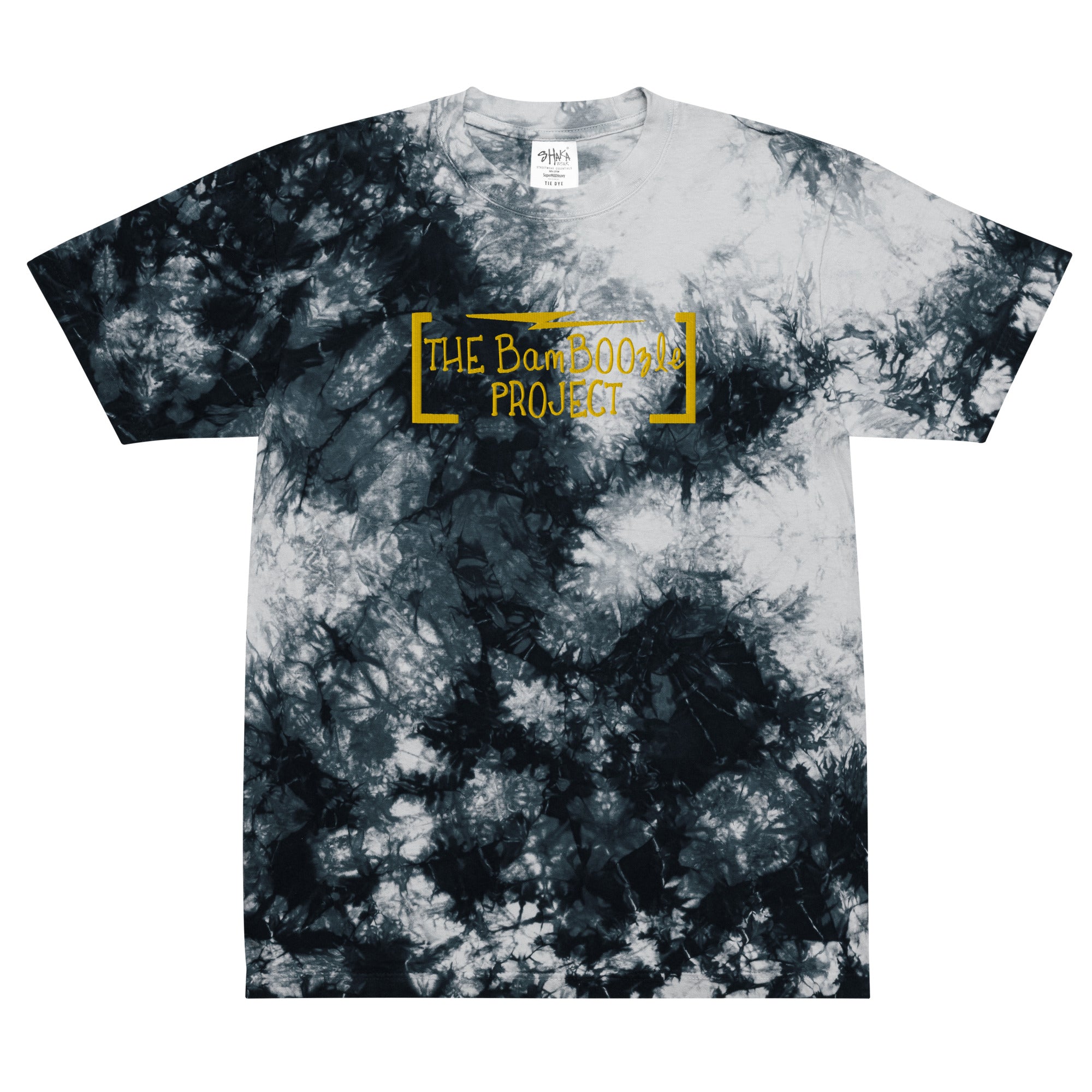 BamBoozle Gold Oversized Tie-Dye T-shirt