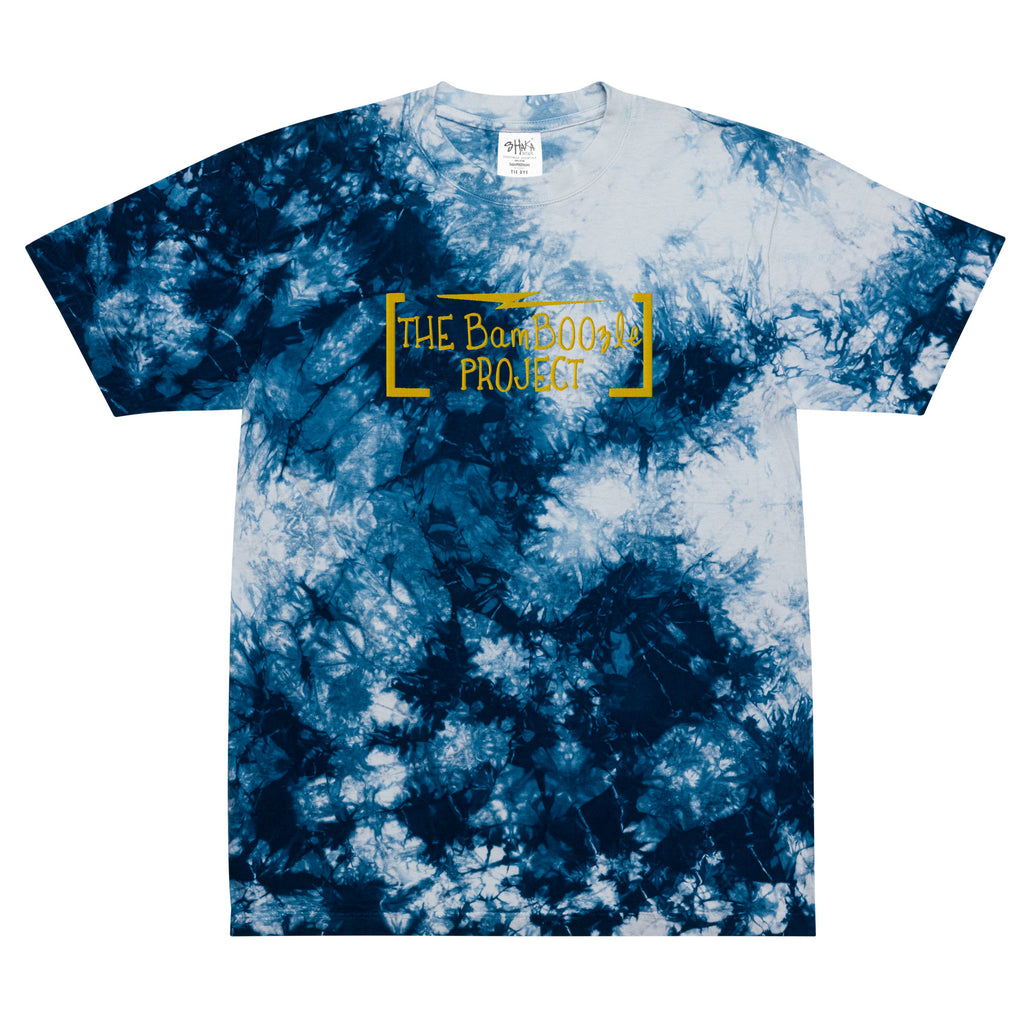 BamBoozle Gold Oversized Tie-Dye T-shirt