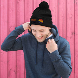 The Dirty Bearings Pom-Pom Beanie