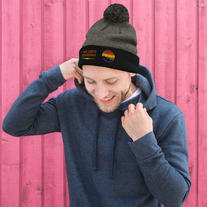 The Dirty Bearings Pom-Pom Beanie