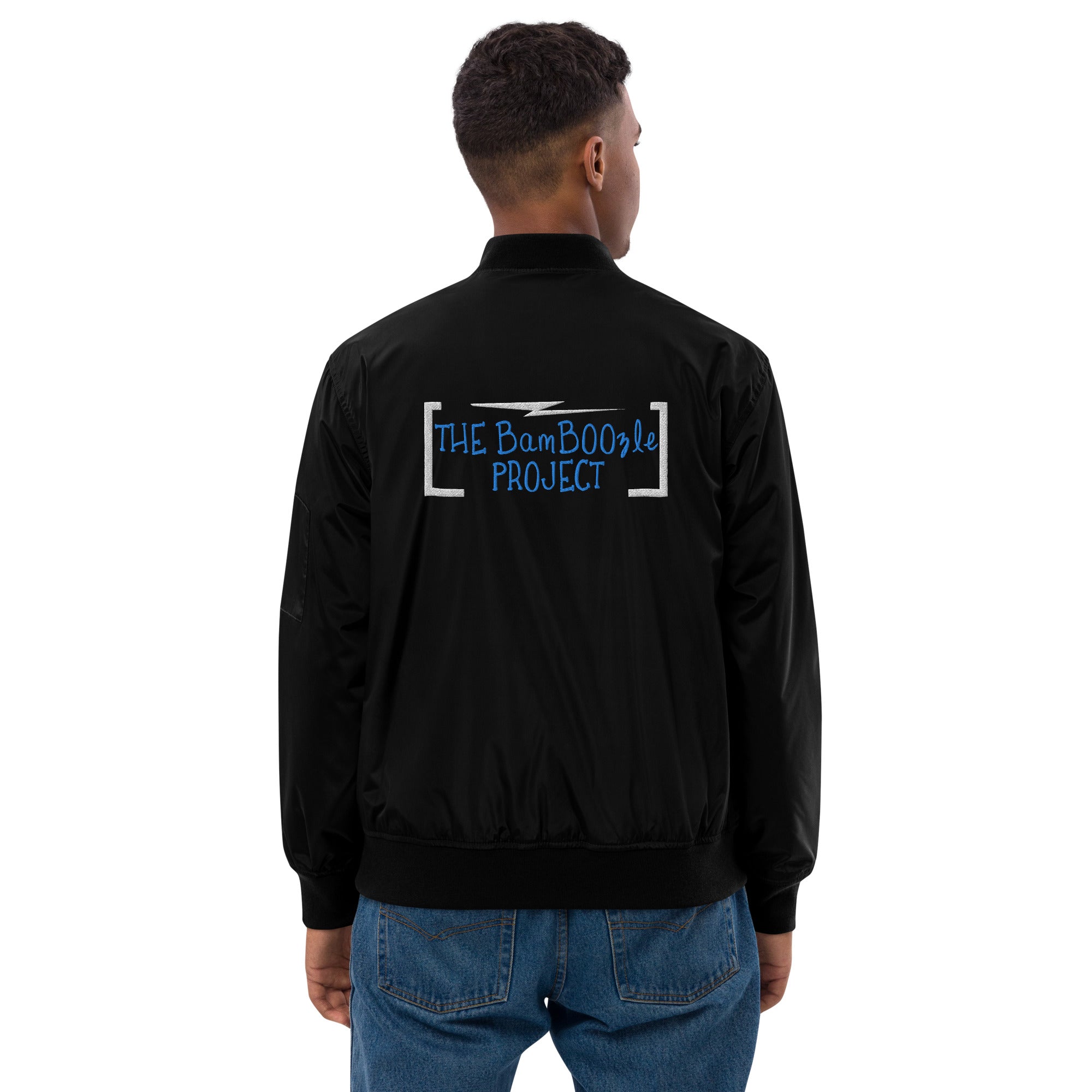 BEPs X Bamboozle Embroidered Unisex Bomber Jacket