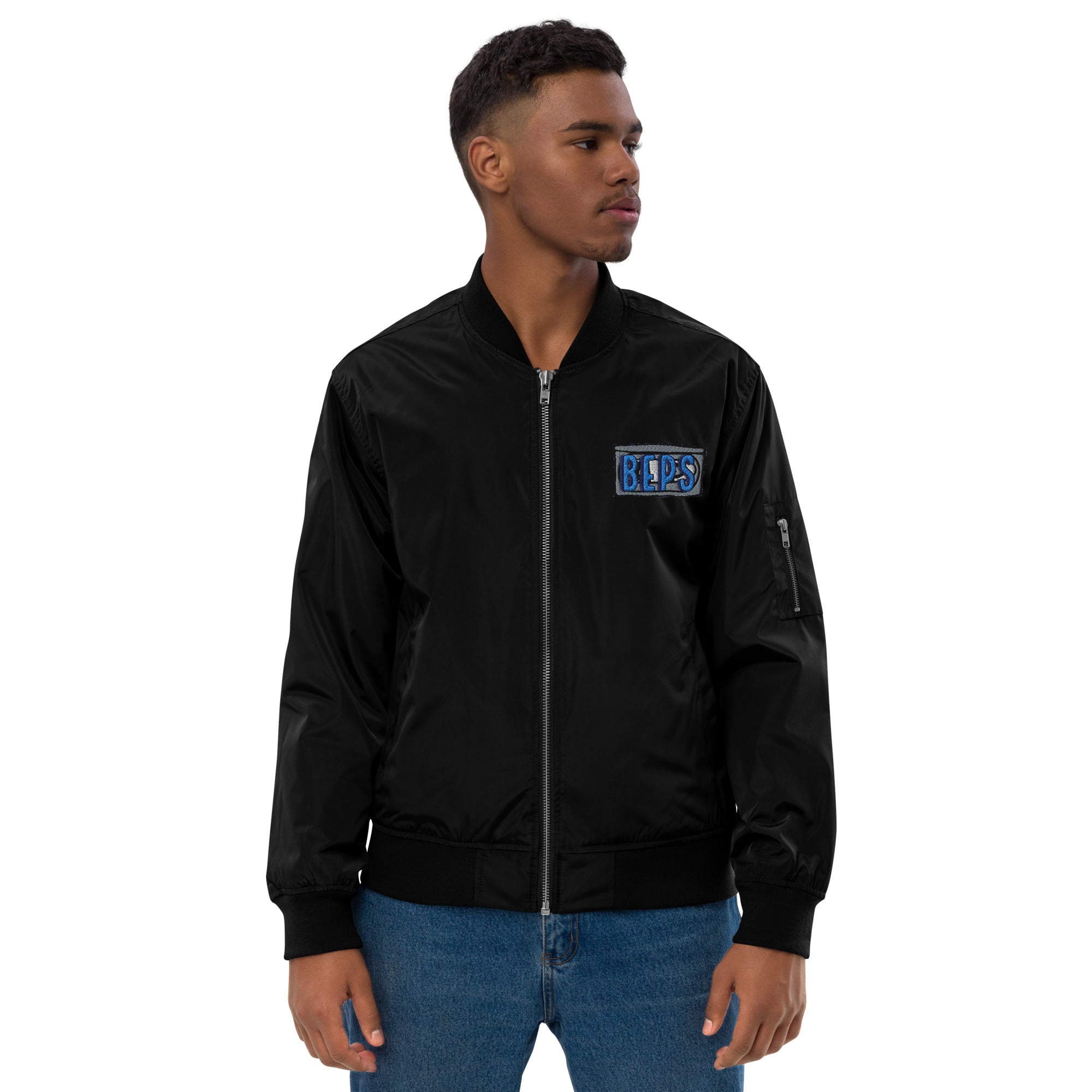 BEPs X Bamboozle Embroidered Unisex Bomber Jacket
